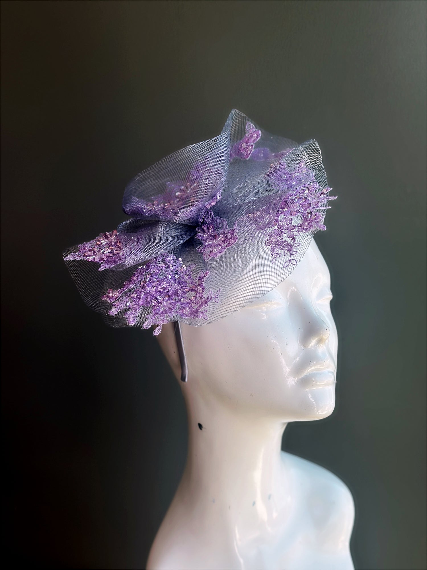 Lavender Blossom Hat