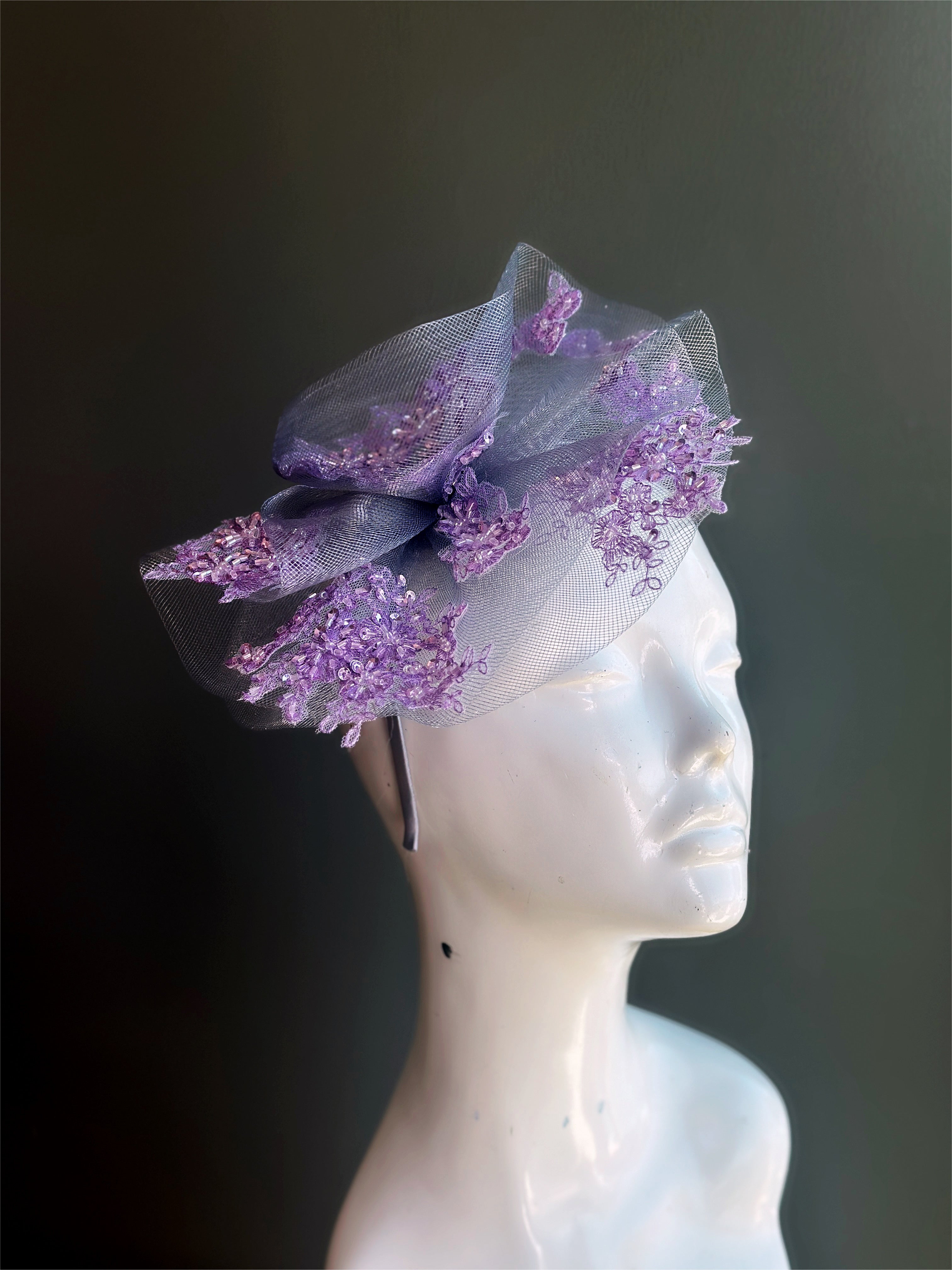 Lavender Blossom Hat
