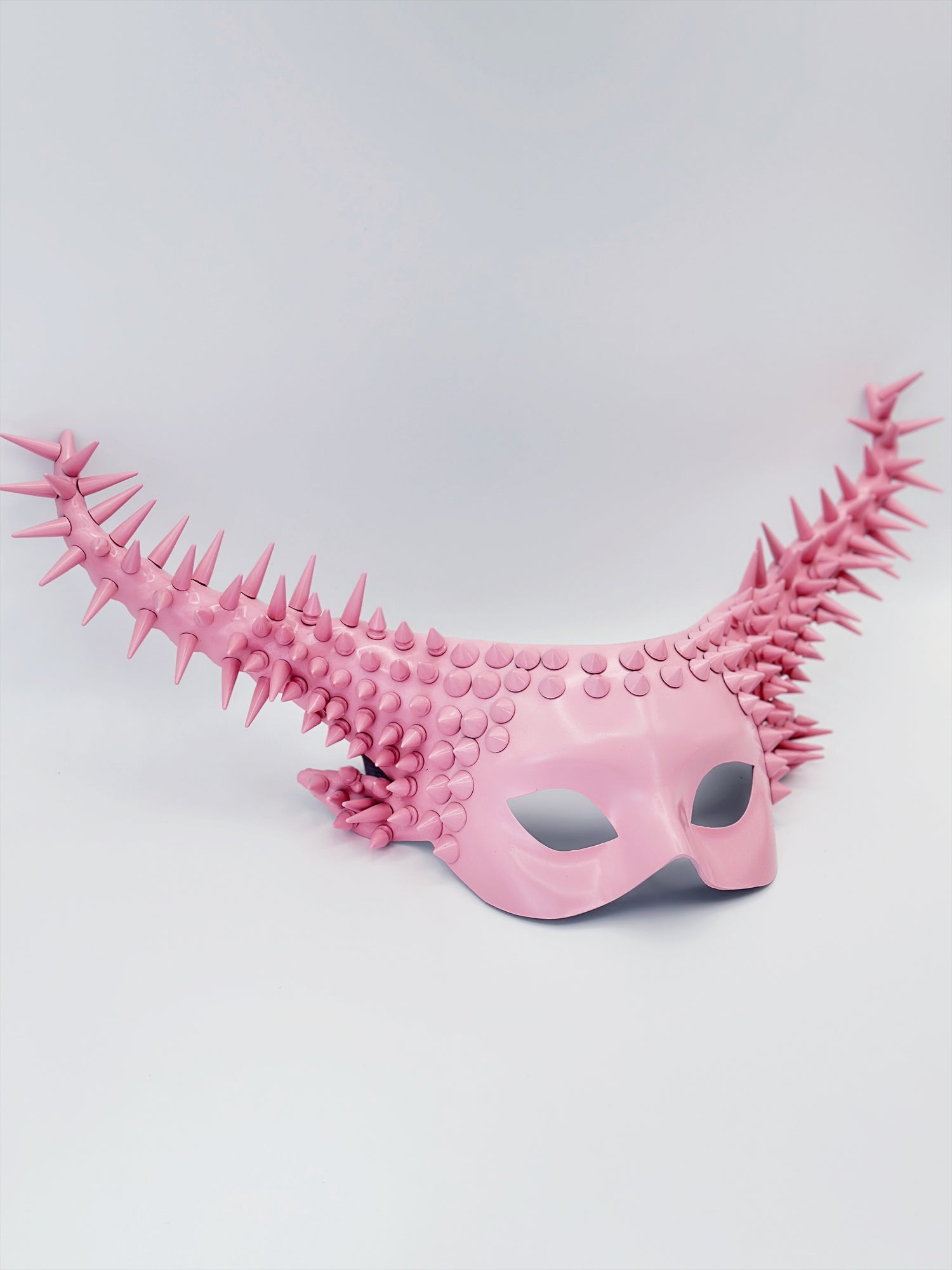 Pink Spiked Mask