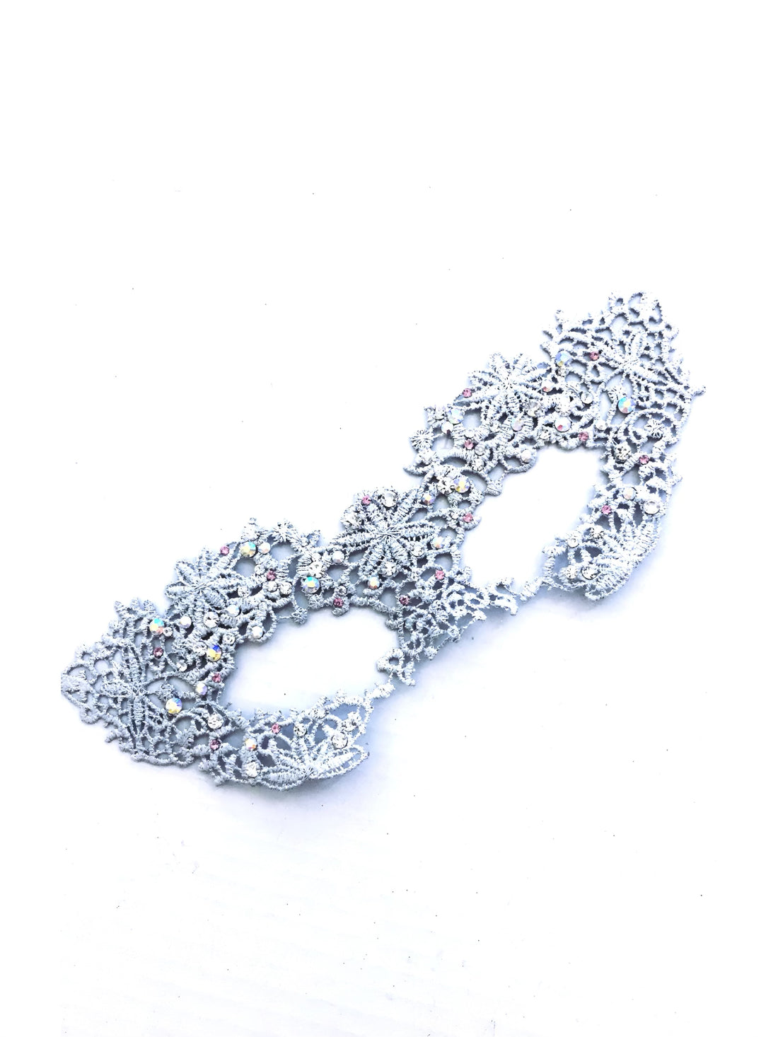Princess Lace Mask - Silver