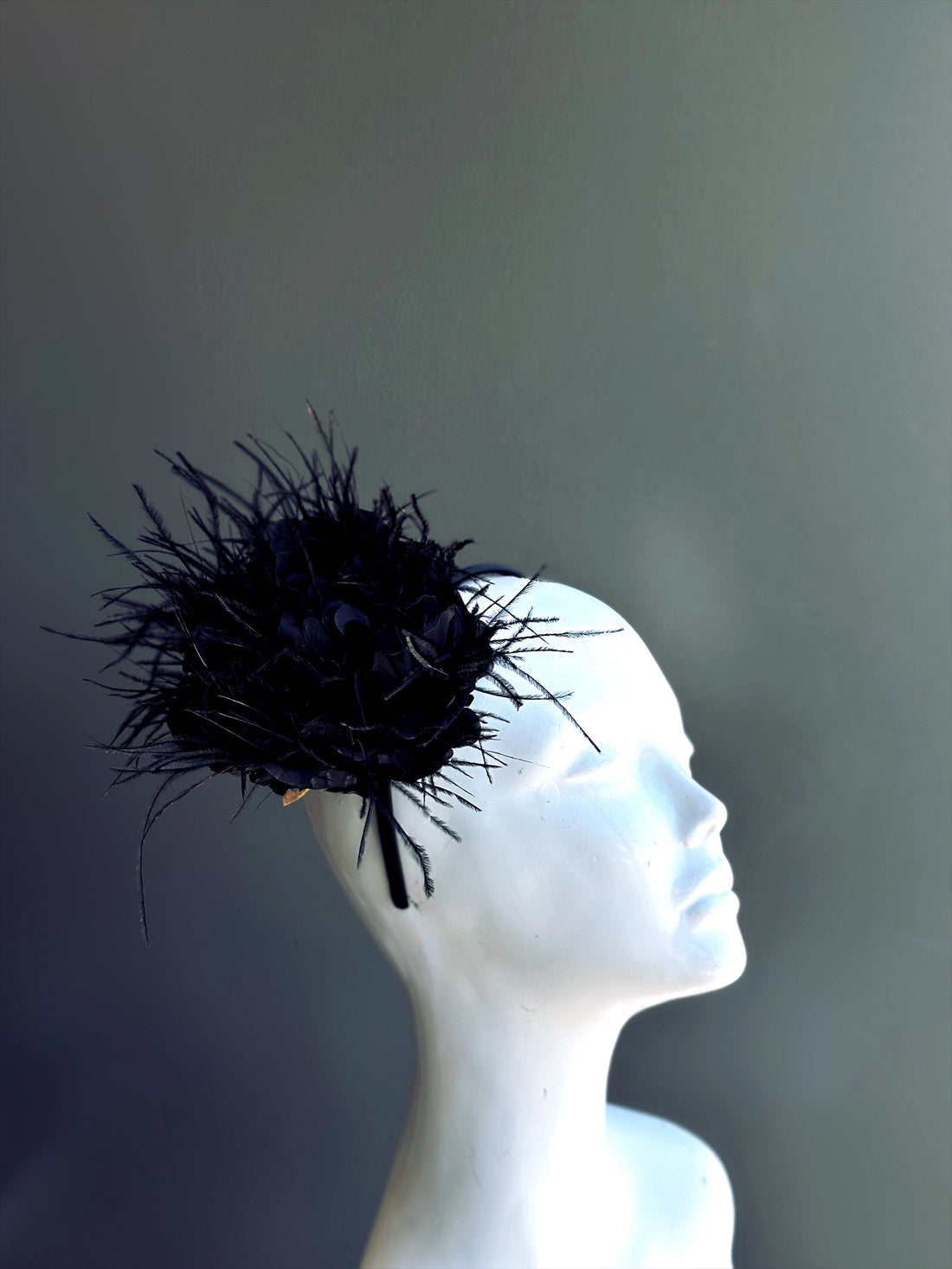 Rosabelle – Black Fascinator Hat