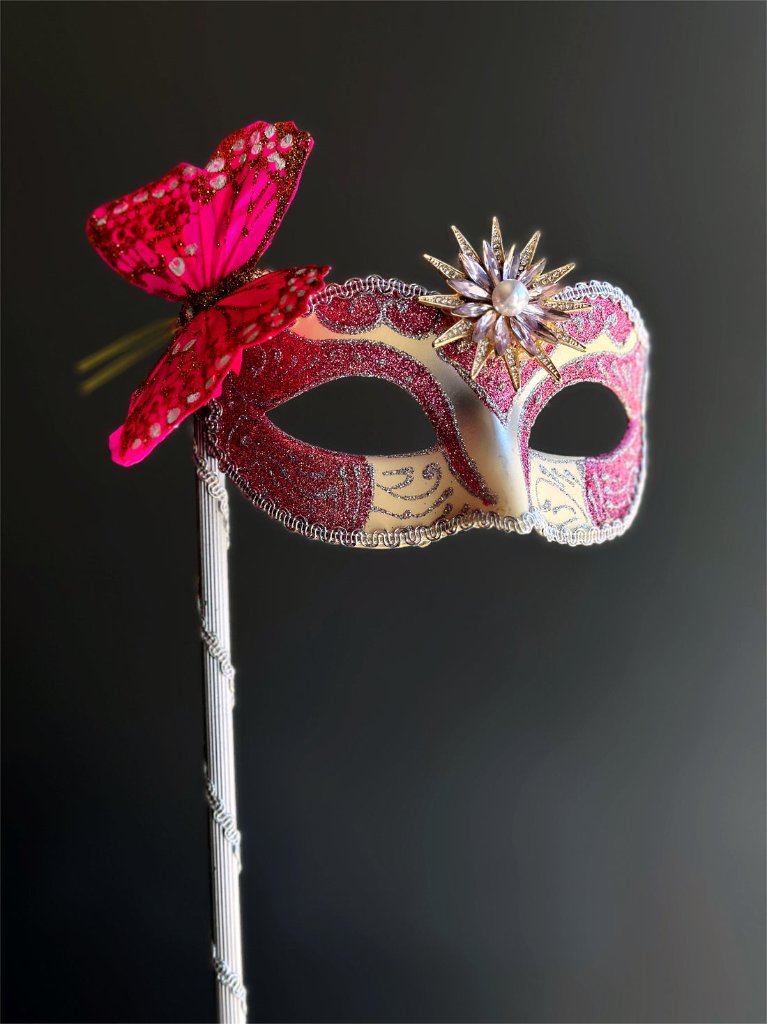 Butterfly Glow - Stick Mask