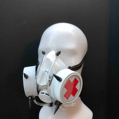 Nurse Cosplay Gas Mask - White