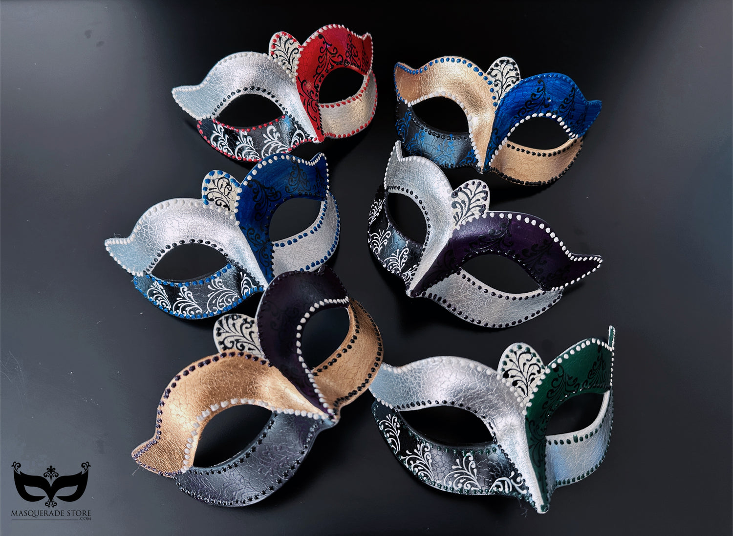 Bulk Masks - Color Variety Masquerade Set