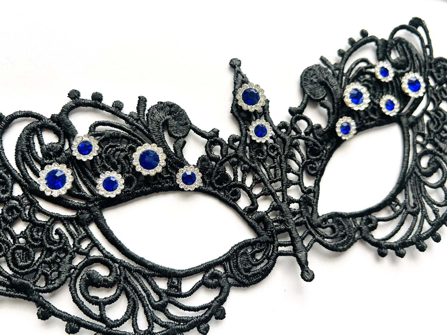 Nocturne Royale Mask - Black Sapphire