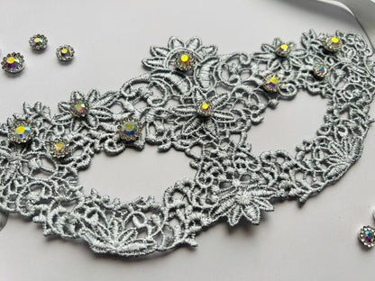 Moon Ball Mask - Silver
