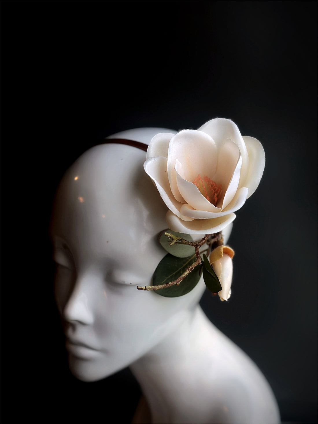 Natural Magnolia Fascinator
