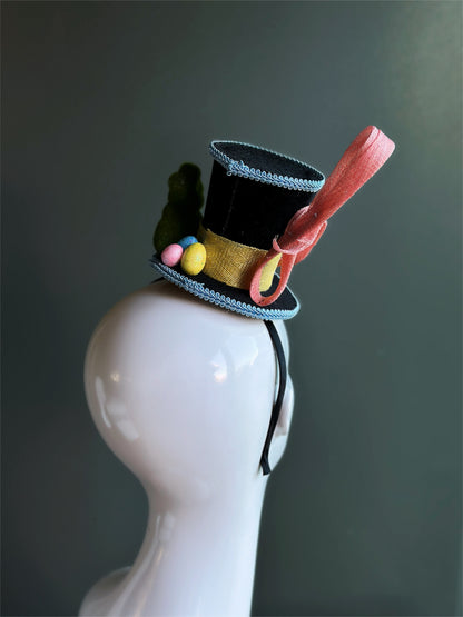 Whimsical Storybook Inspired Mini Top Hat for Women