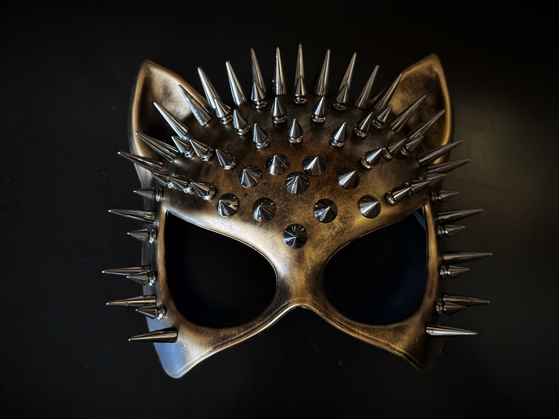 Cat Spike Mask- Copper