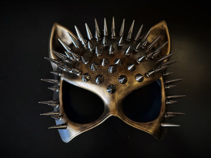 Cat Spike Mask- Copper