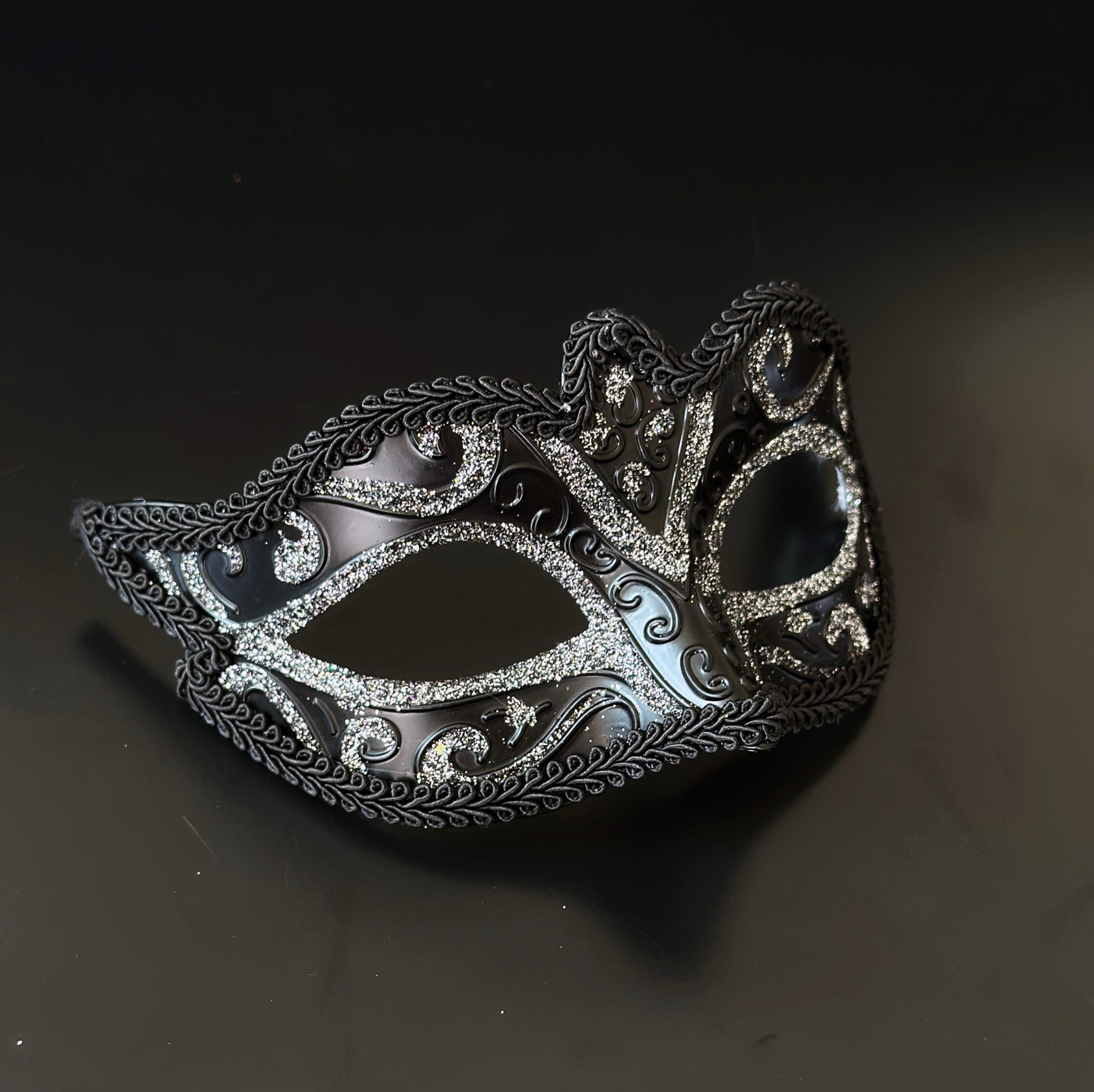 Nocturn Shadow Mask - Black/Silver