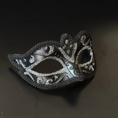 Nocturn Shadow Mask - Black/Silver