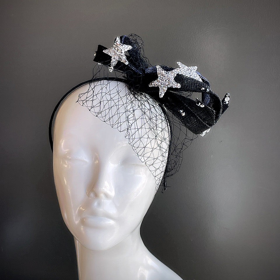 Starlit Veil Fascinator