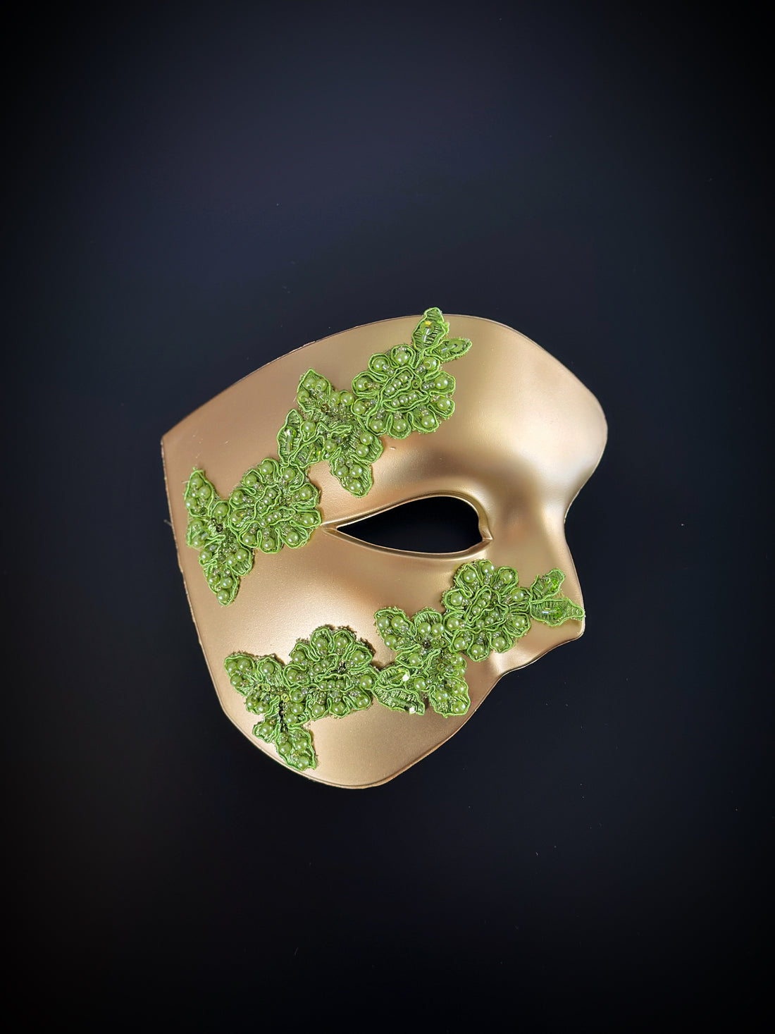 Forest Regent Mask - Green Gold