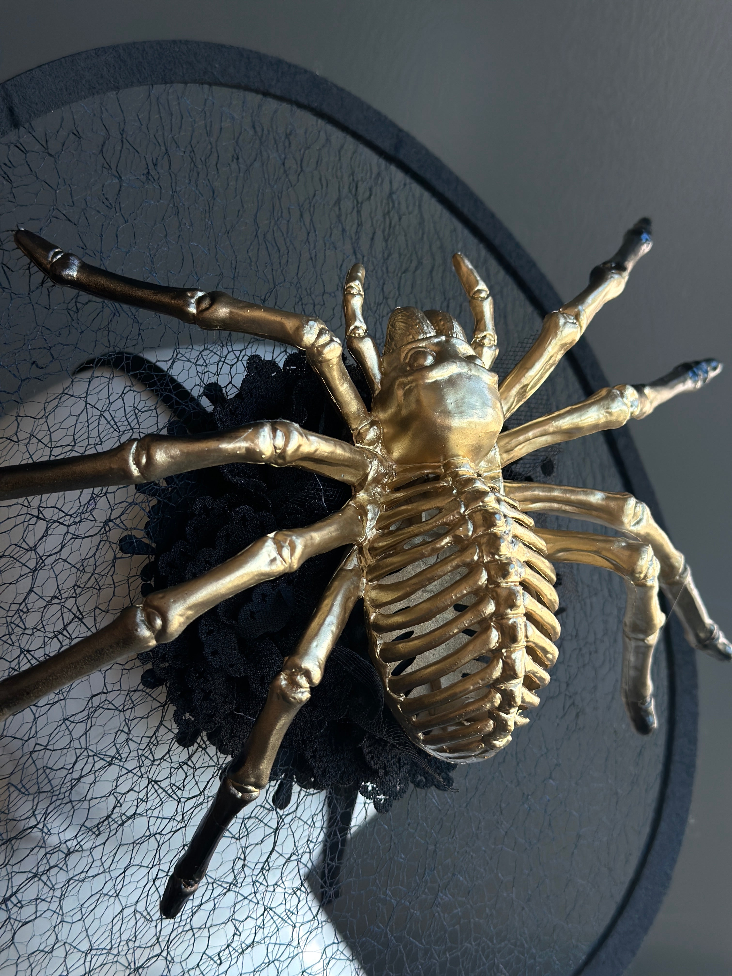 Spider Queen Fascinator – Black