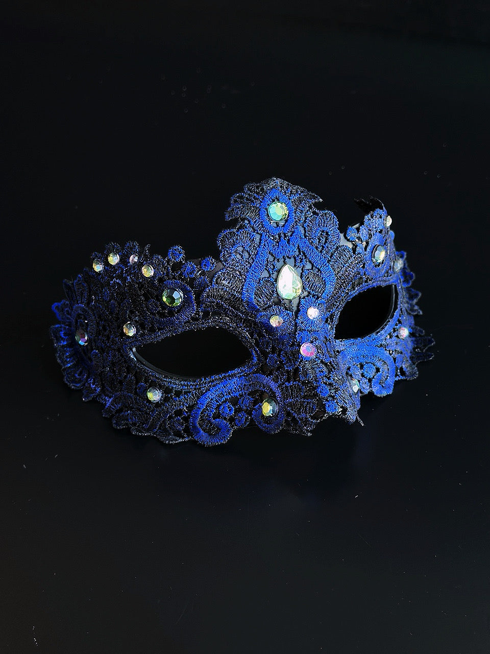 Brocade Sapphire Nocturne - Royal Blue