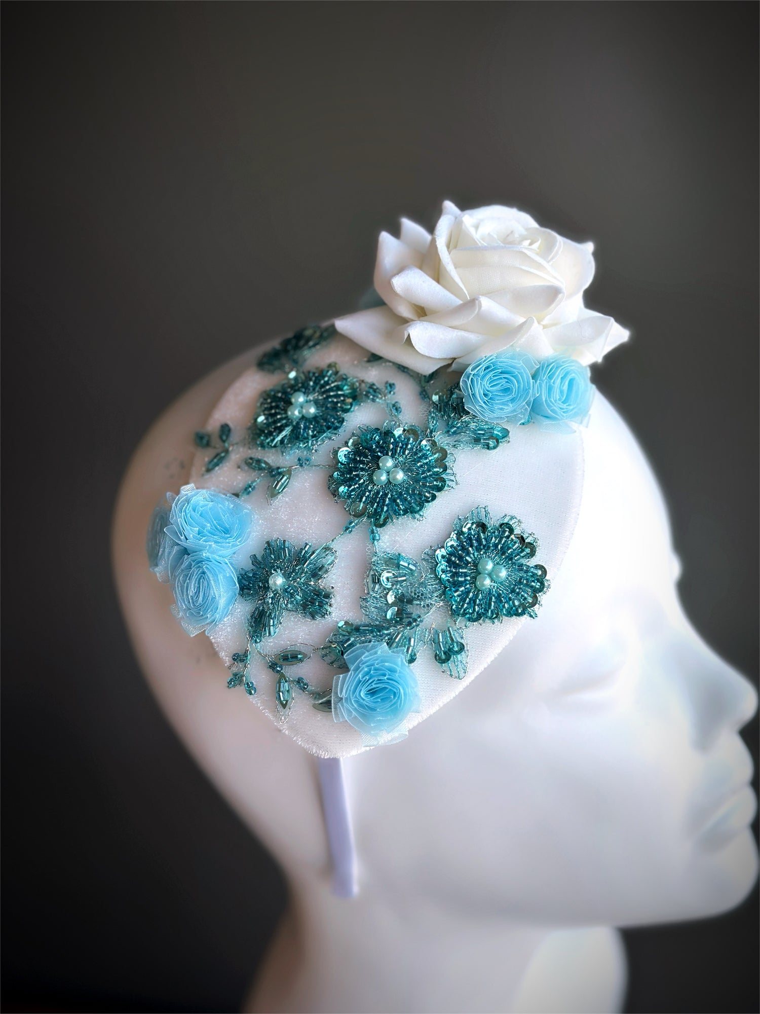 Frost Bloom Fascinator