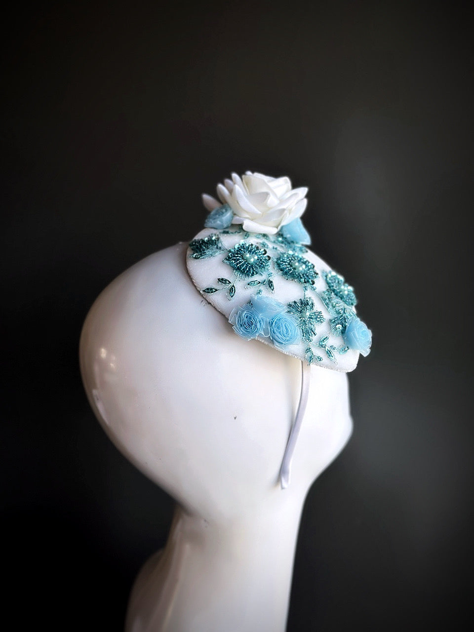 Frost Bloom Fascinator
