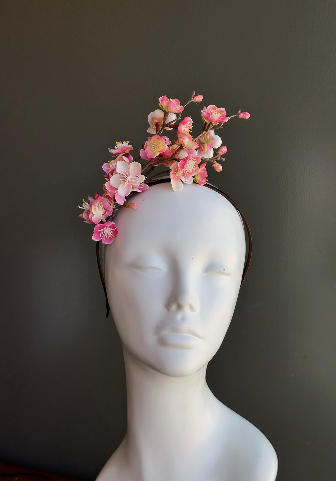 Pink Cherry Blossom Fascinator