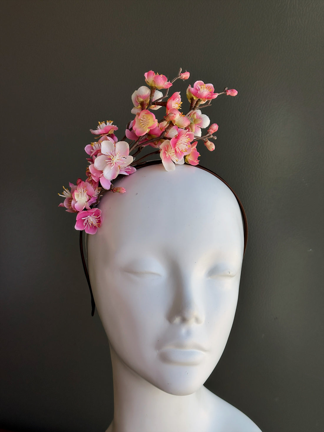 Pink Cherry Blossom Fascinator
