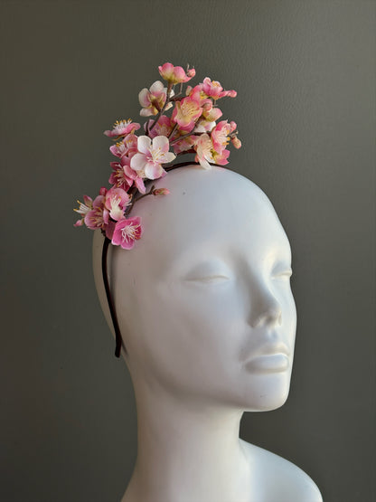 Pink Cherry Blossom Fascinator
