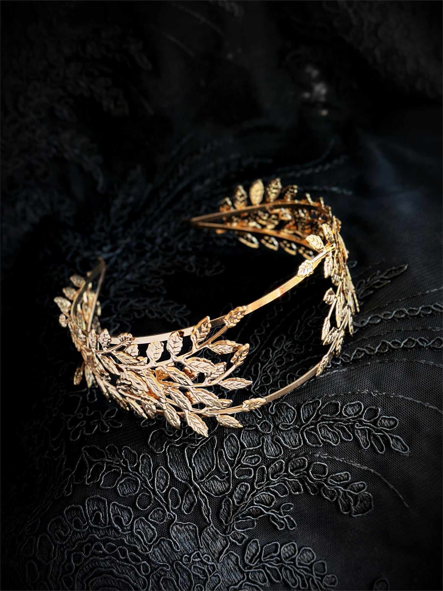 Greek Laurel Headband - Gold