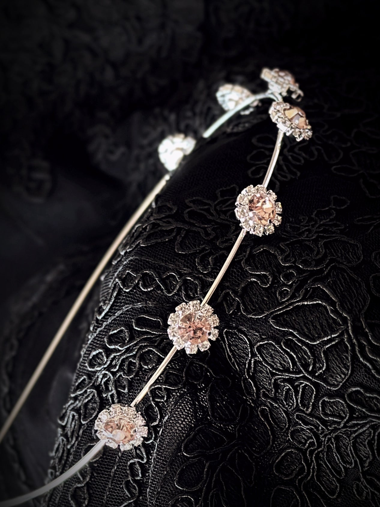 Dreamy Flower Headband - Silver/Rose Gold