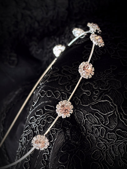 Dreamy Flower Headband - Silver/Rose Gold
