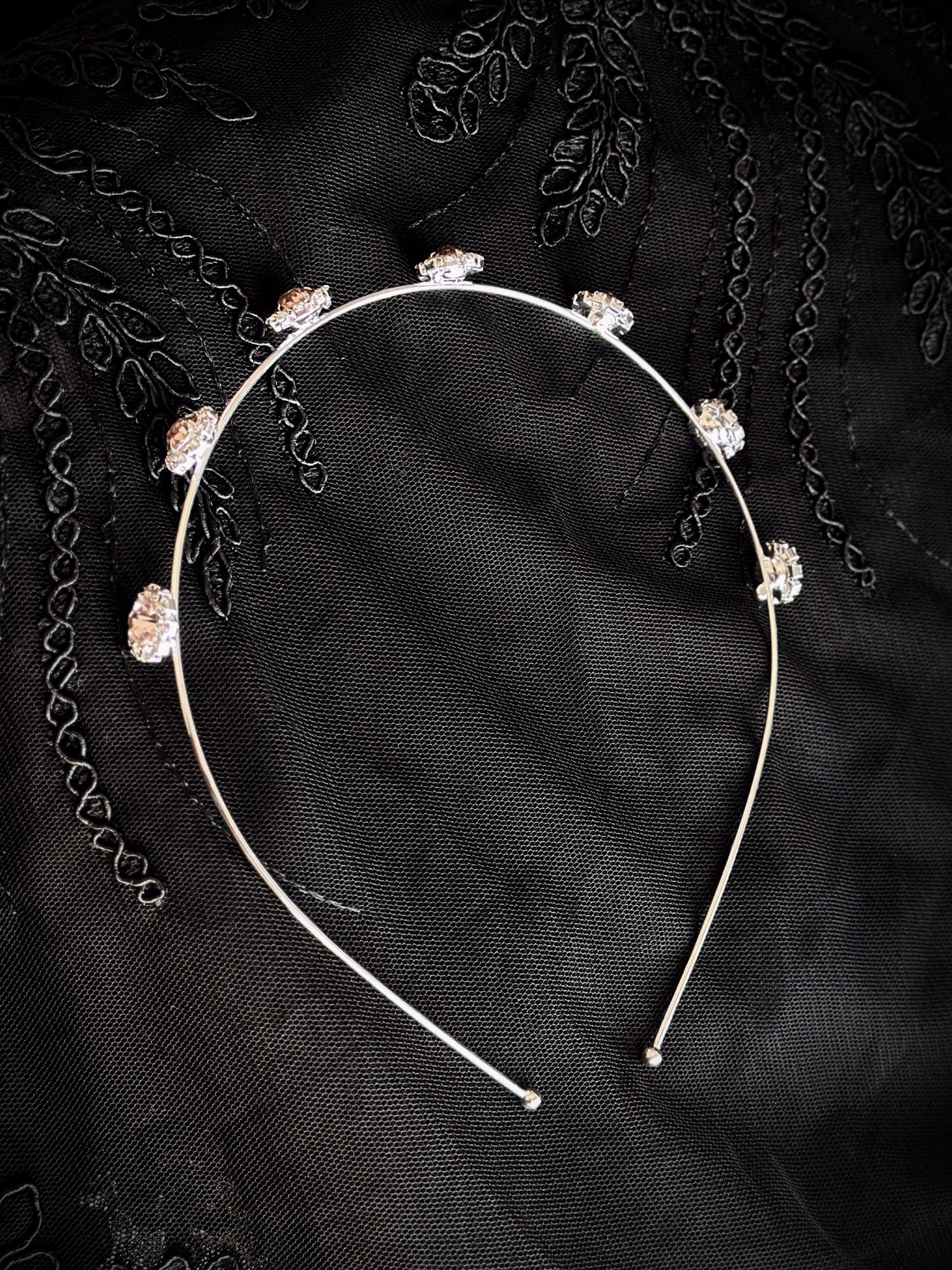 Dreamy Flower Headband - Silver/Rose Gold