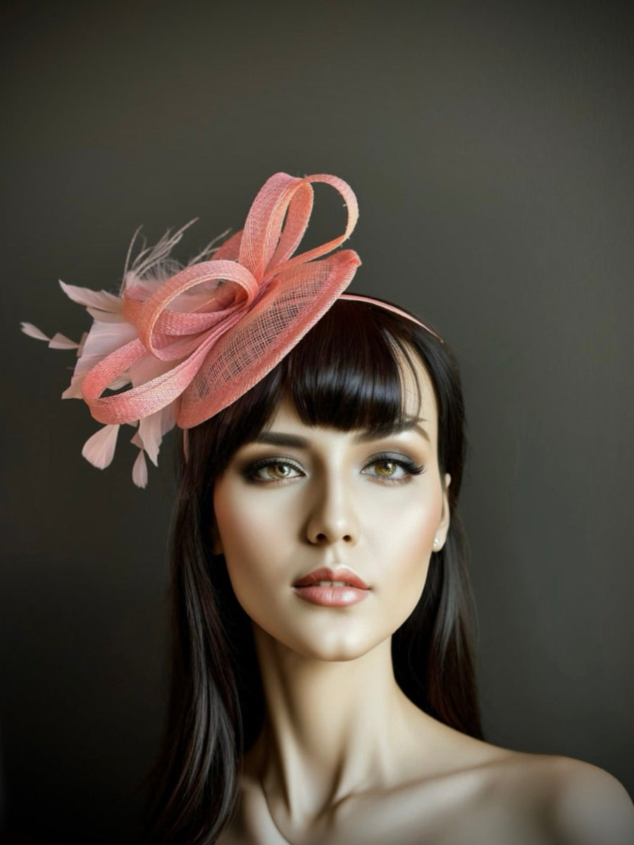 Tea Party Fascinator - Light Pink