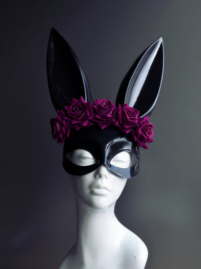 Bunny Mask / Purple Roses