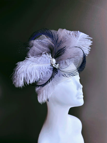Pearl Dusk Fascinator