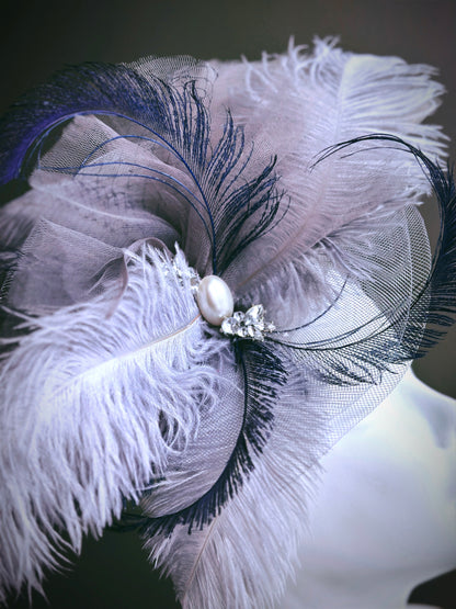 Pearl Dusk Fascinator