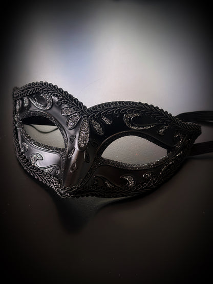 Bulk Masks - Venetian Filigree - Black