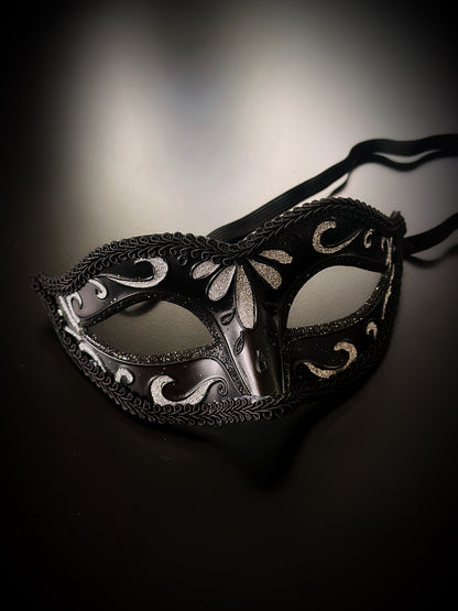Bulk Masks - Venetian Filigree - Black
