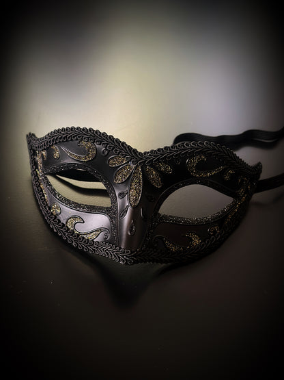 Bulk Masks - Venetian Filigree - Black