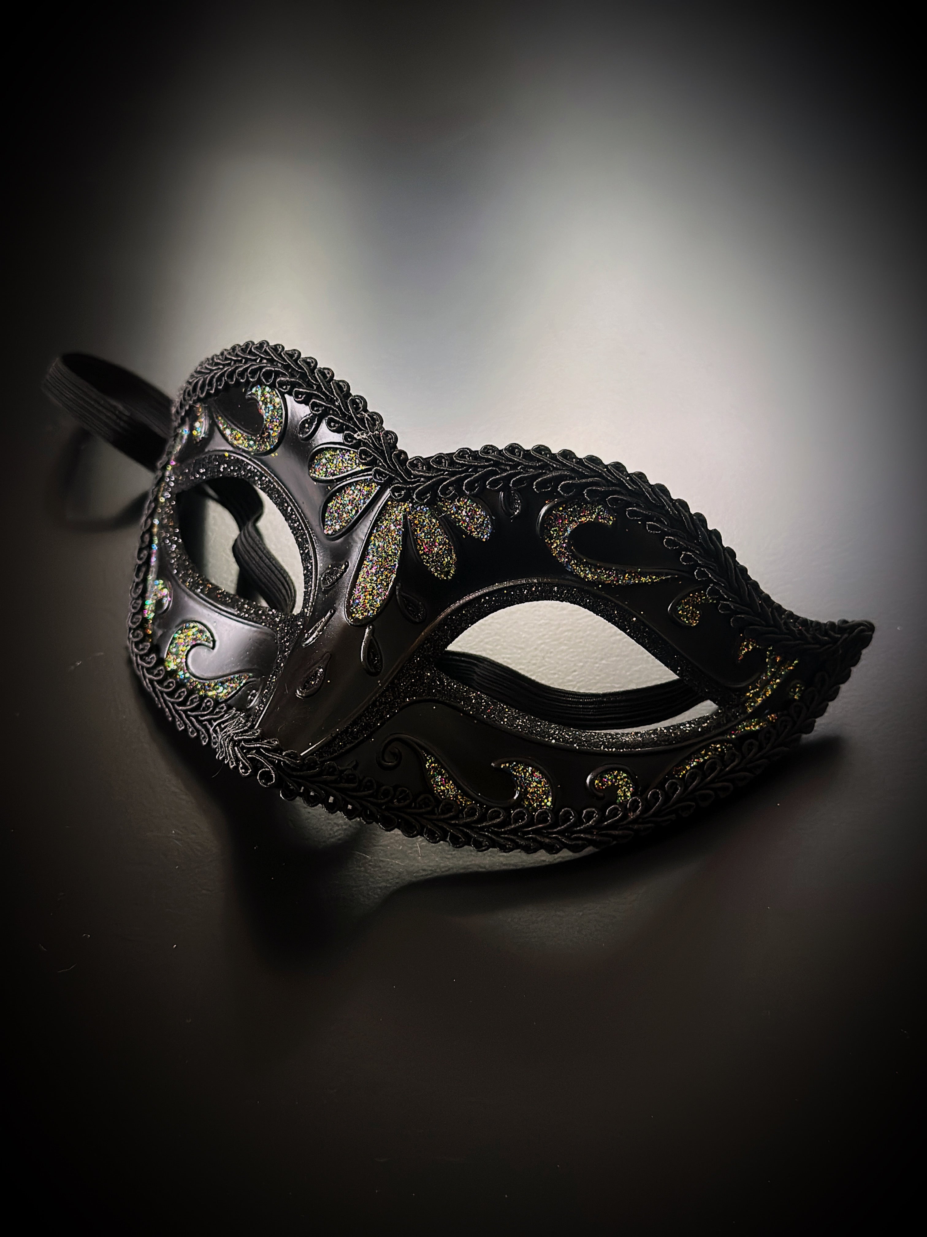 Bulk Masks - Venetian Filigree - Black