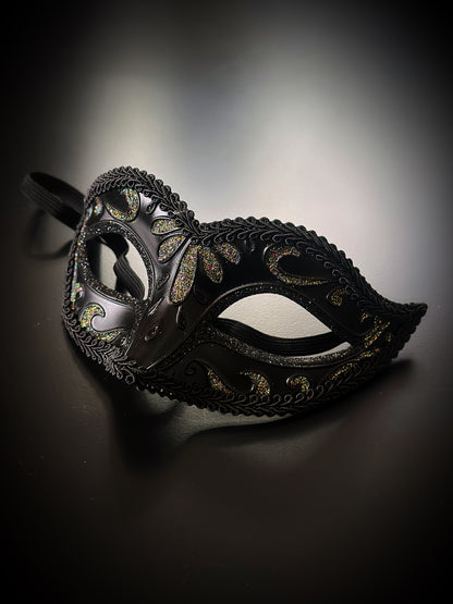Bulk Masks - Venetian Filigree - Black