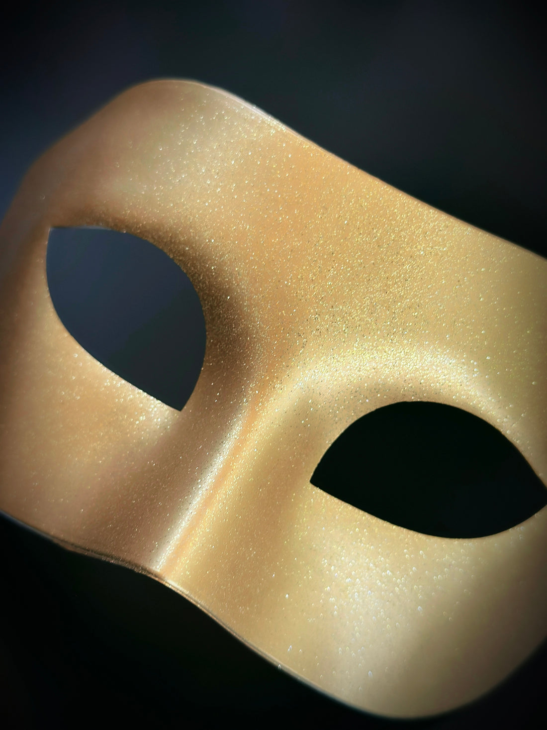 Golden Shimmer Venetian Mask