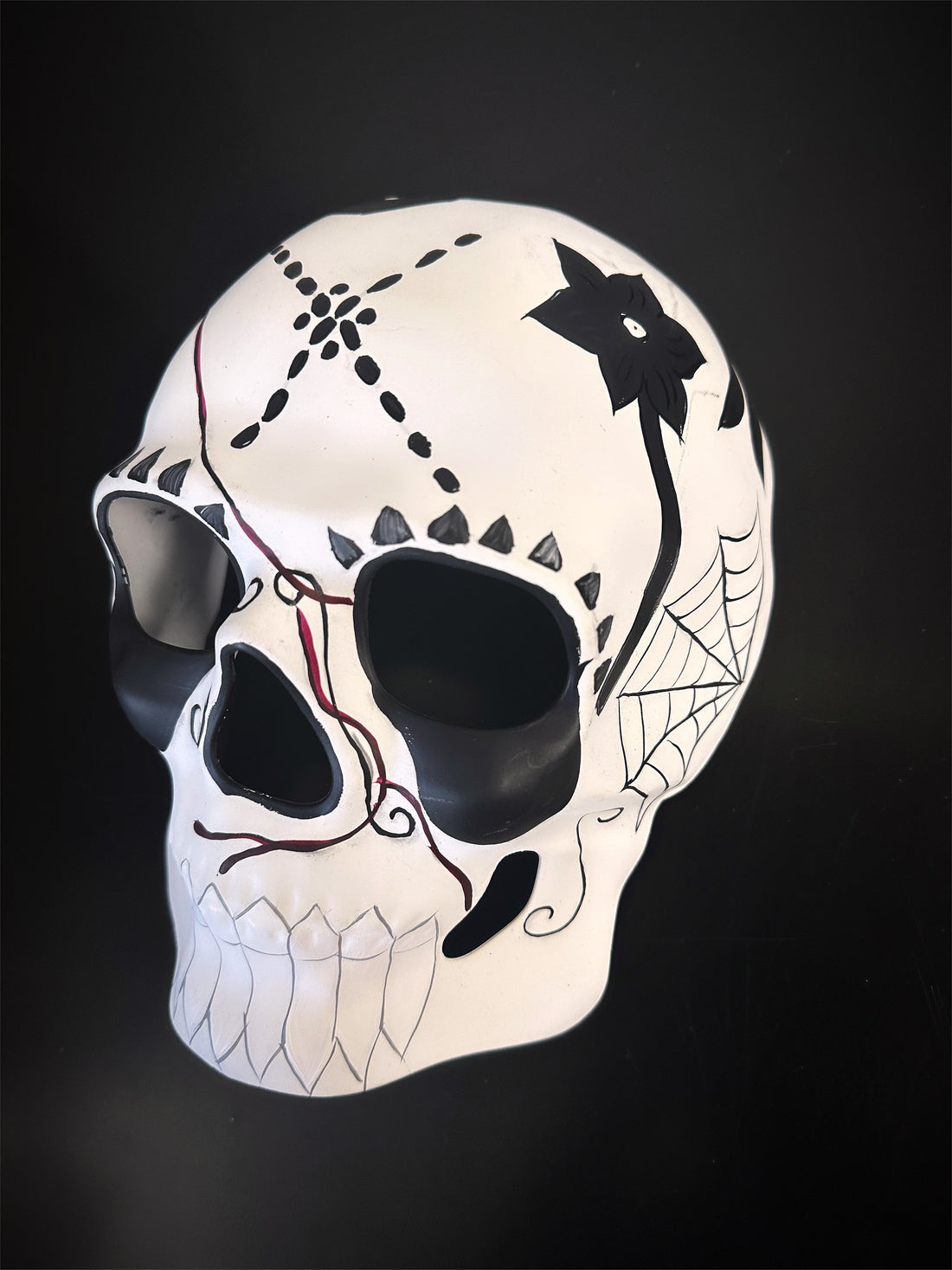 Skull Mask - Black/White