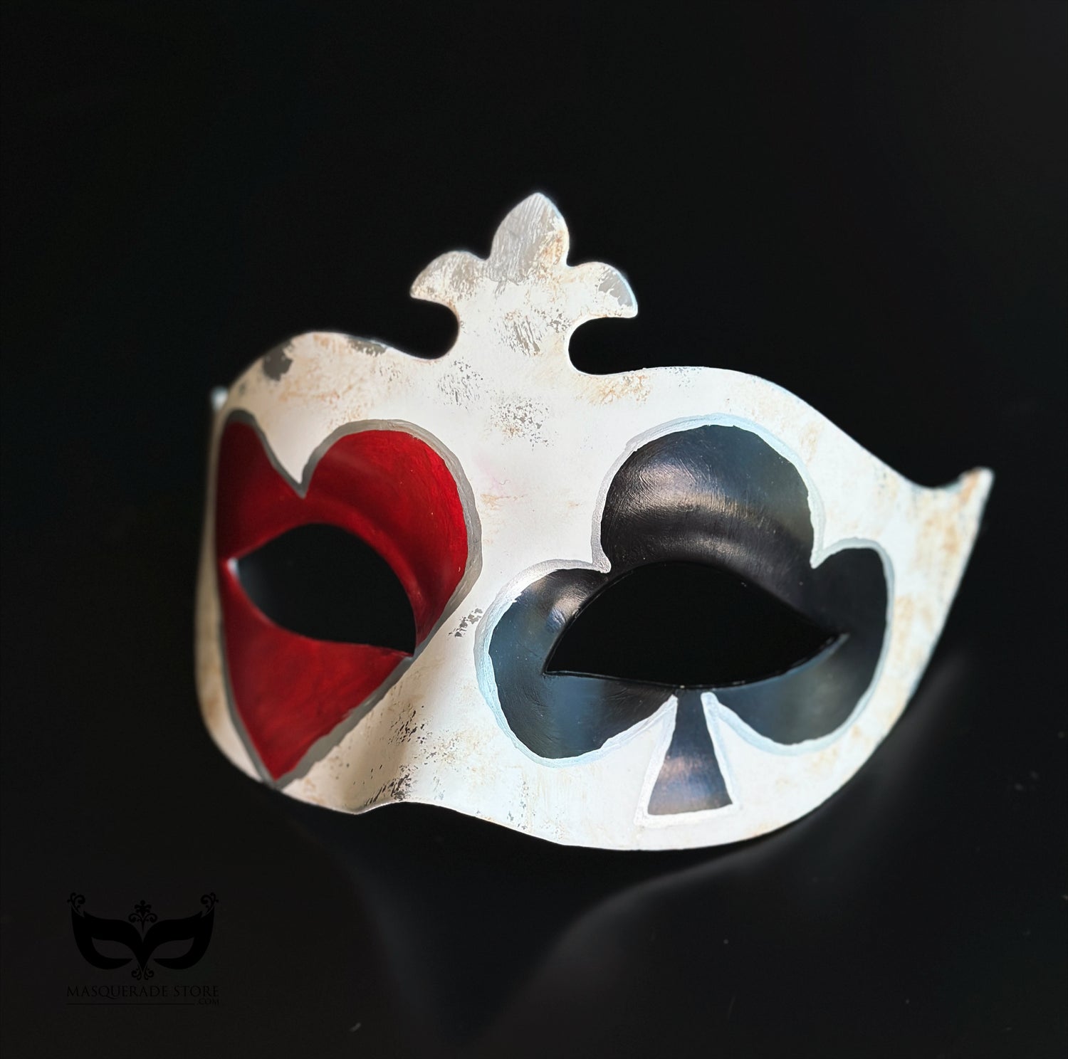 Harlequin Royale – Heart &amp; Club Women’s Mask