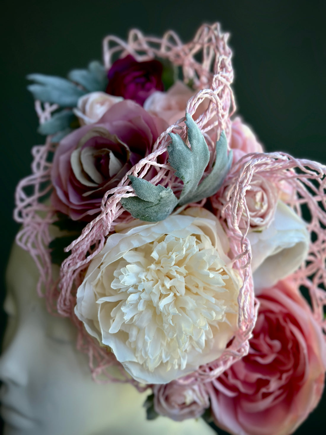 Fascinator Hat - Blushing Florals