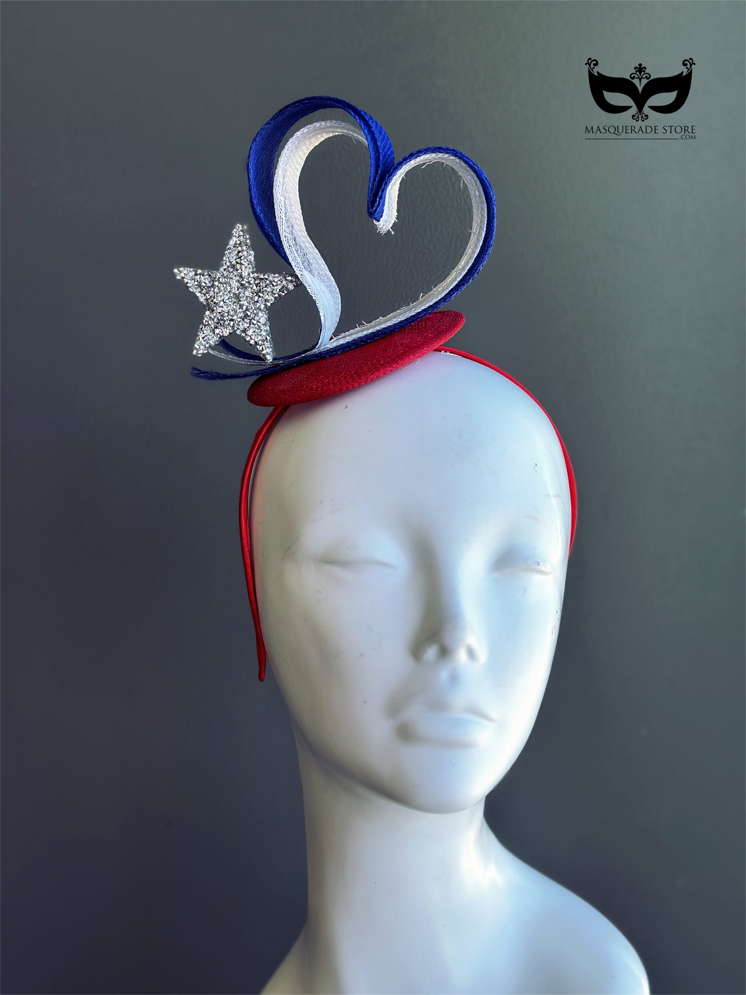 Liberty Heart Fascinator