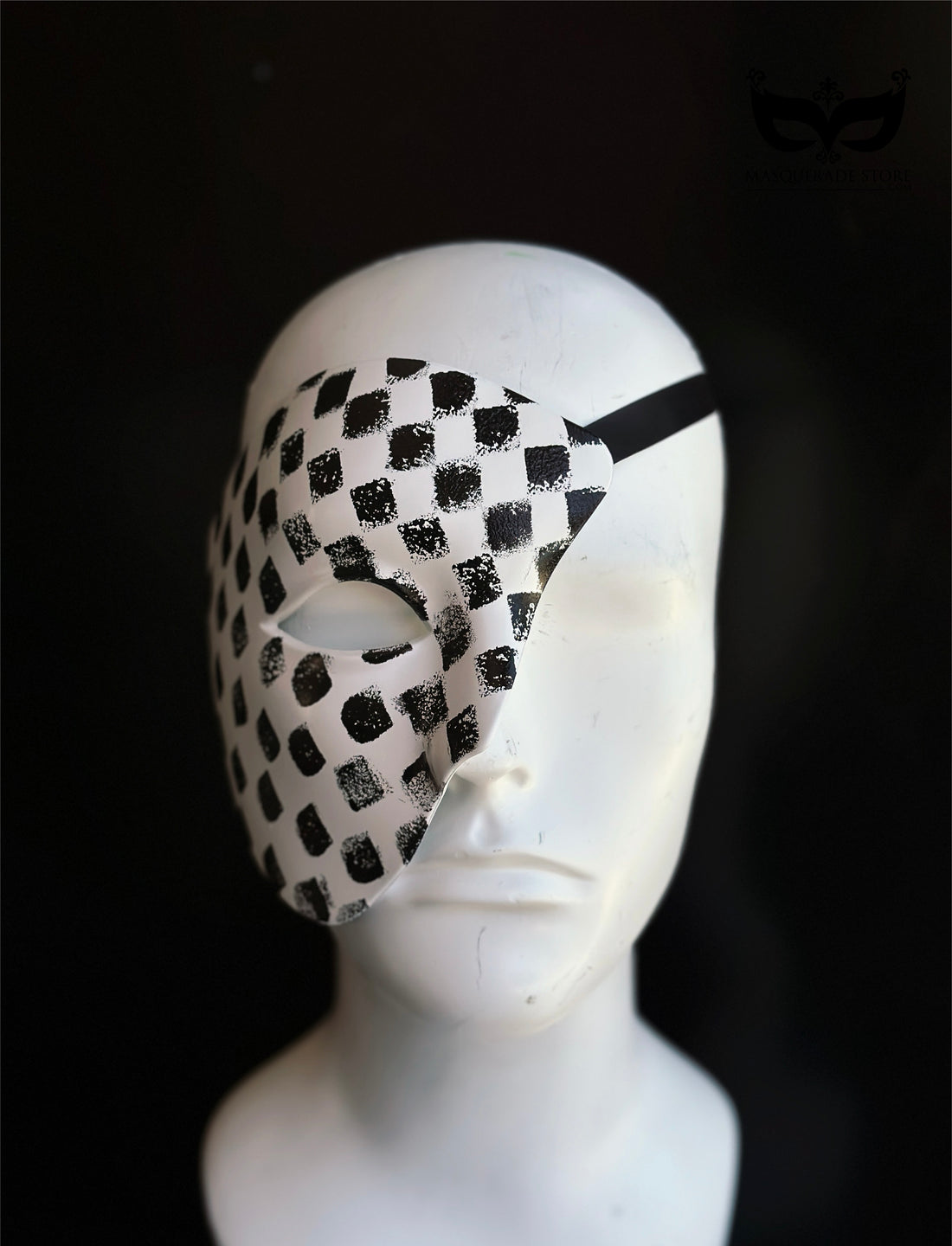 Monochrome Masquerade – Couples Mask Set
