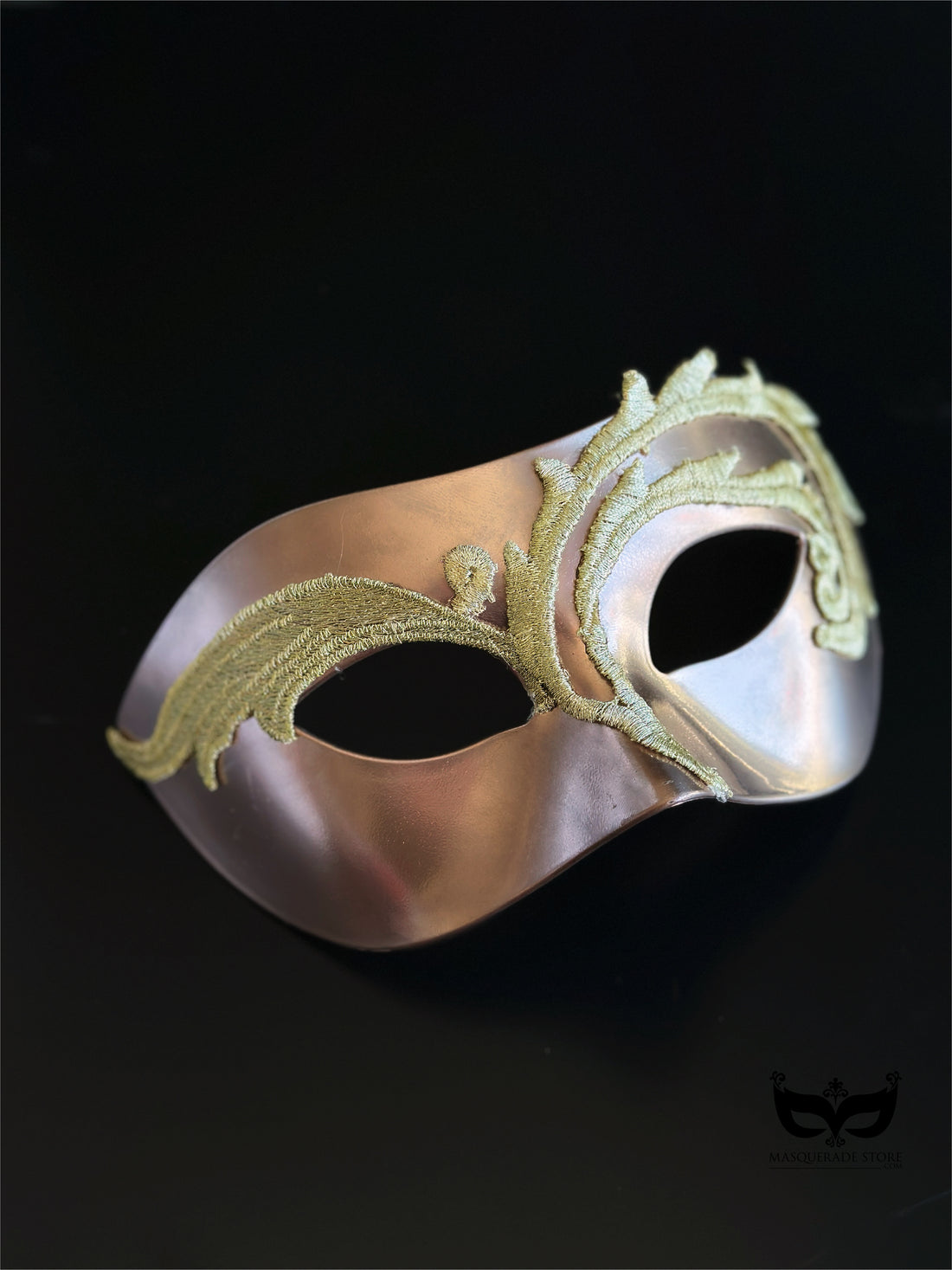 Champagne Verdant Veil Mask