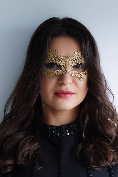 Princess Lace Mask - Gold