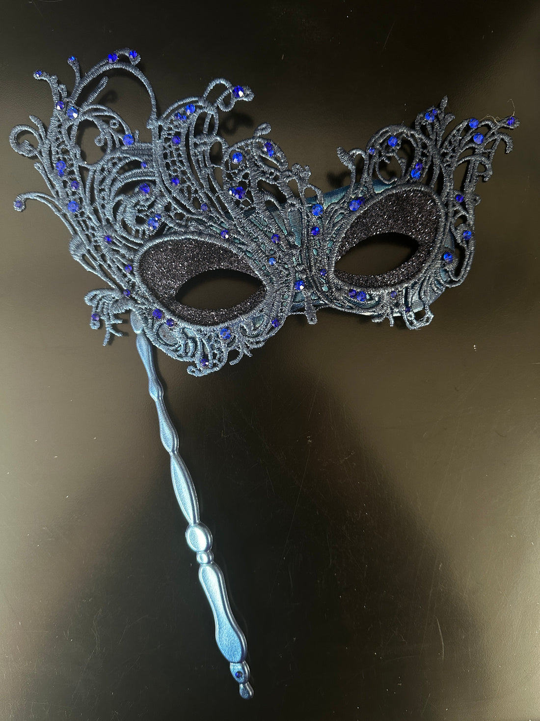 Handheld Blue Lace - Blue Crystal