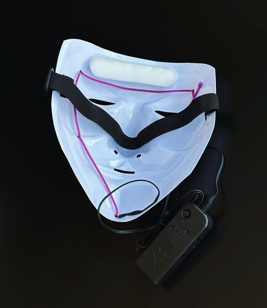 Neon Anonymous - Blue Voltage LED Mask