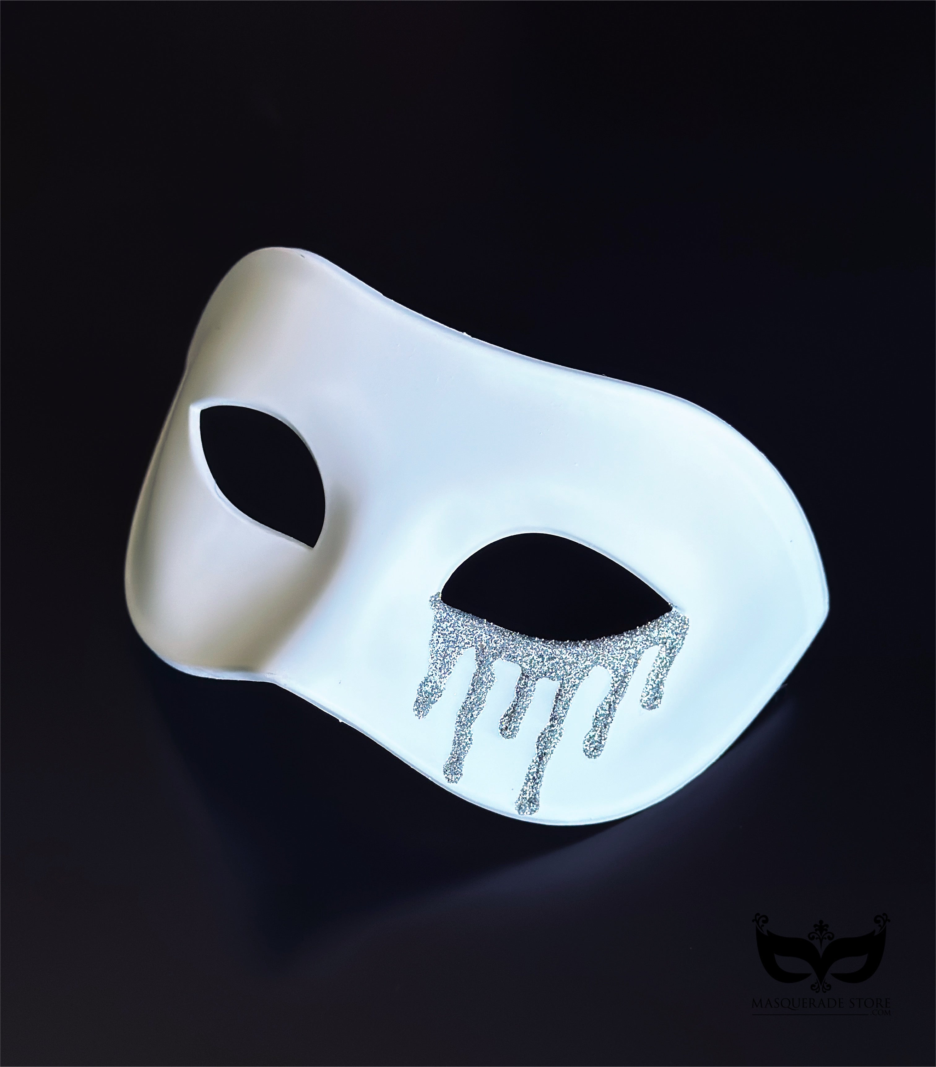 Haunted Silver Drip Mask