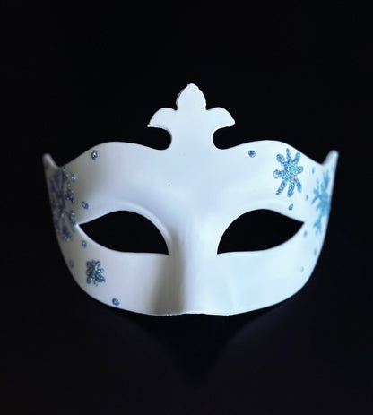 Winter Enchantment Snowflake Women Mask
